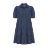 Sally Denim Tiered Flare Mini Dress_I6B-Cop051