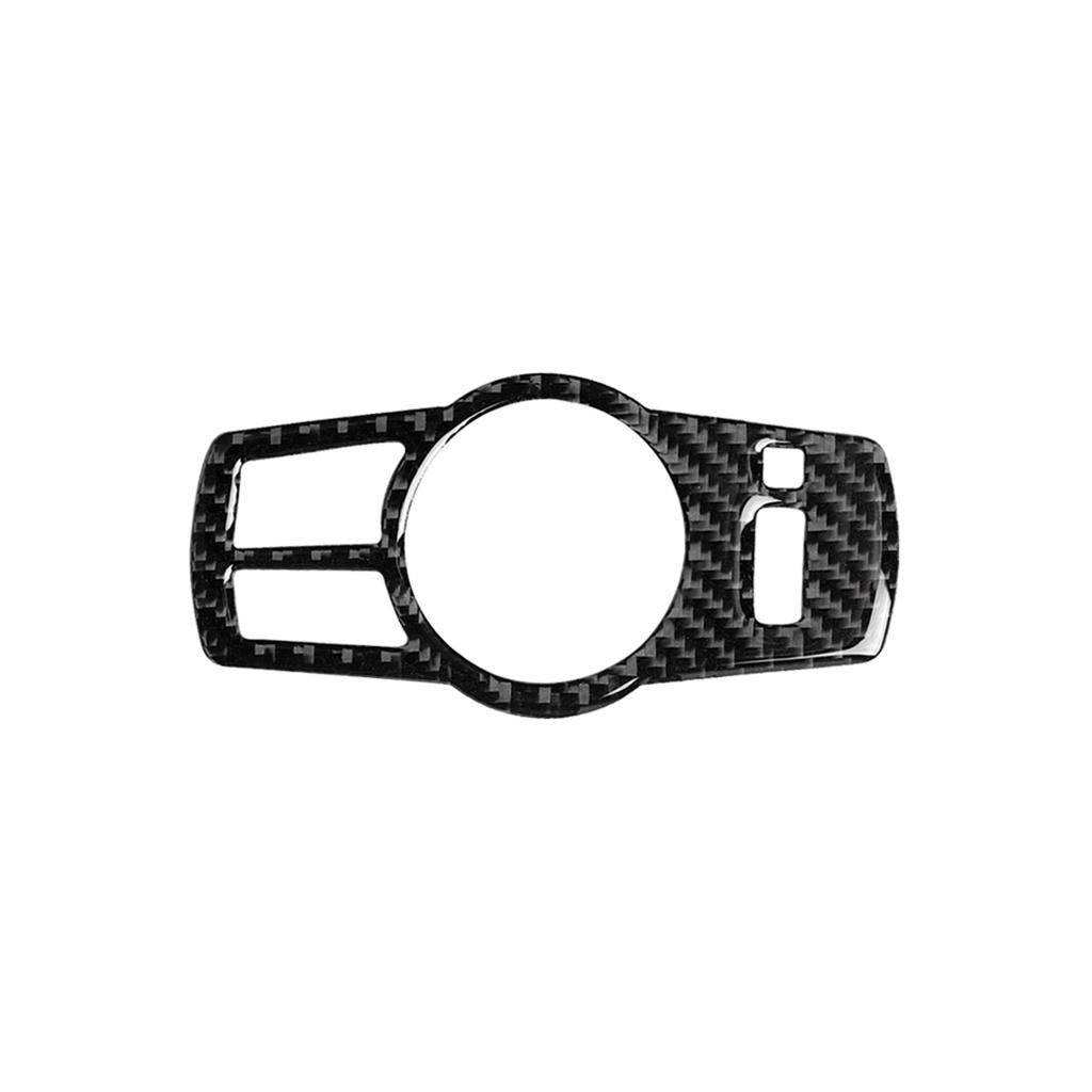 Replacement for BMW F10 F07 F01 F25 F26 Carbon Fiber Interior Headlight Shift Button Decorative Cover Car Styling