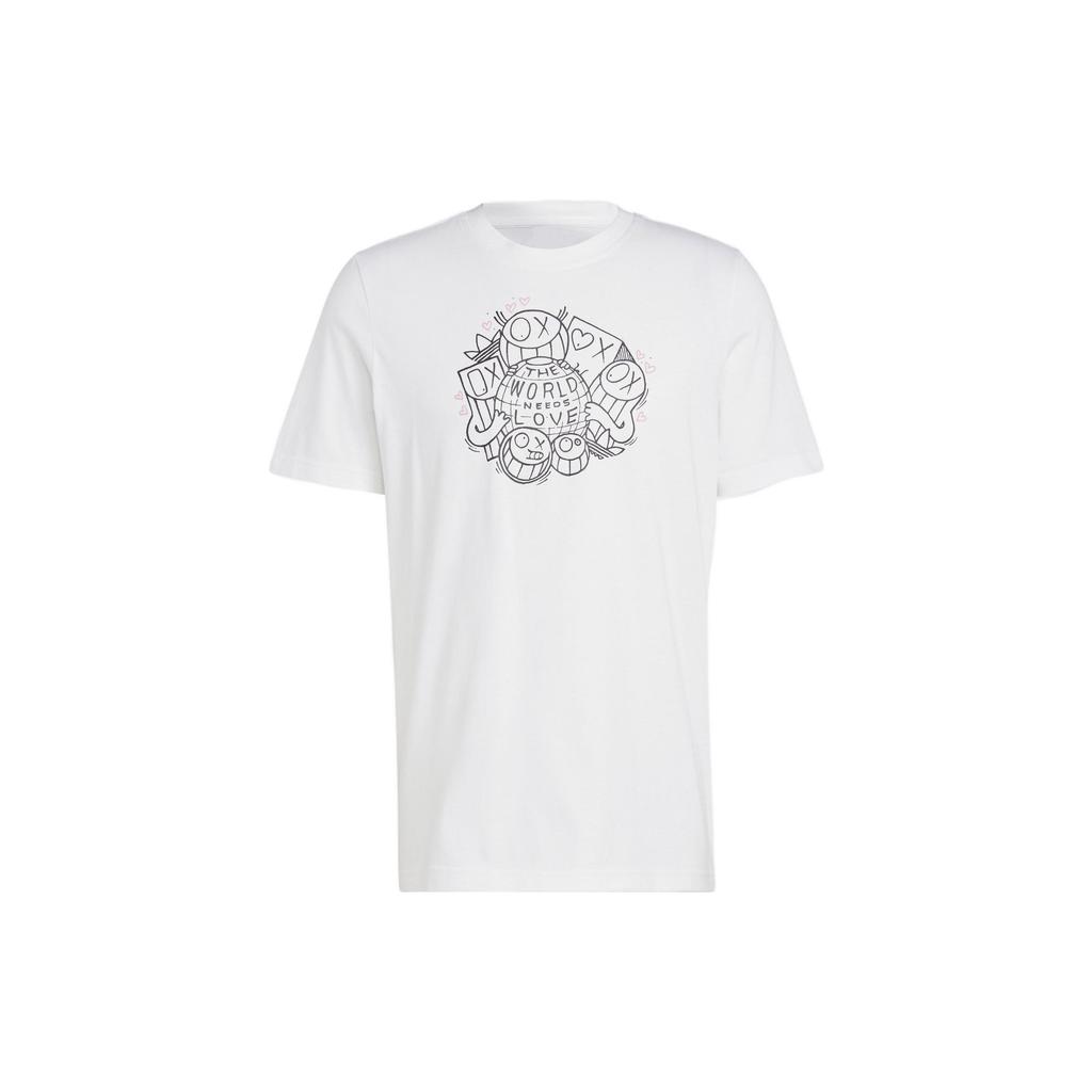 Adidas Originals X André Saraiva Graphic Print Crew Neck Short Sleeve T-Shirt Men Tops IA6391