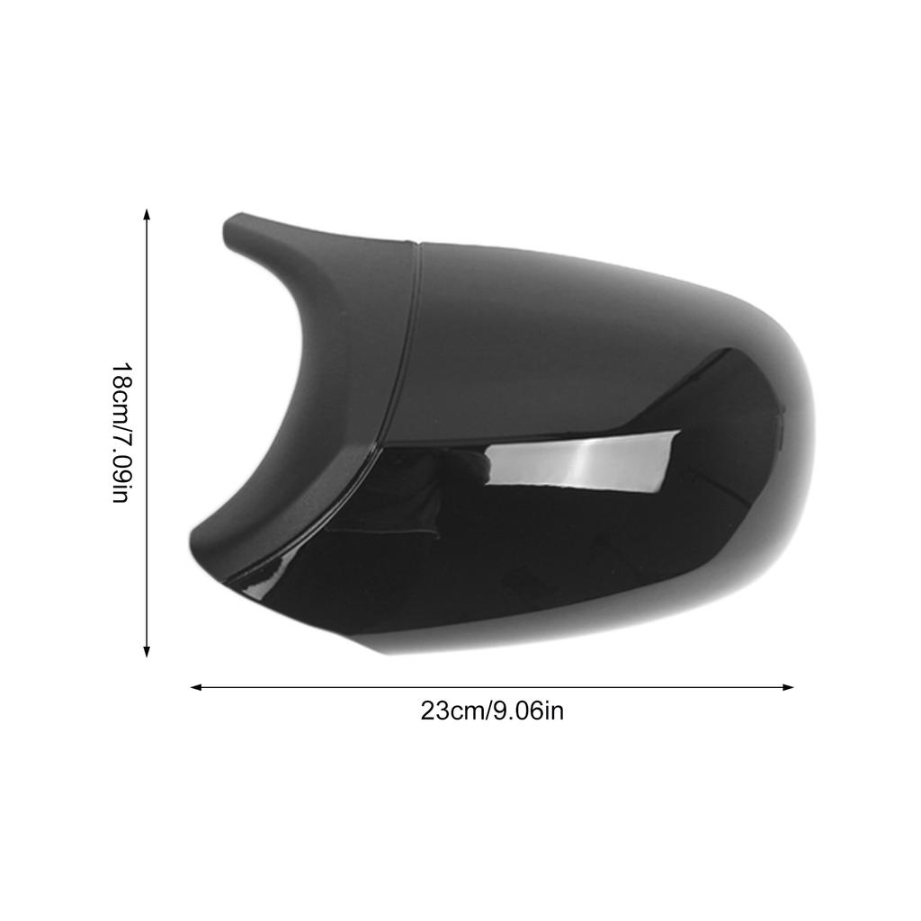 Rear View Mirror Cover Replacement for E90 E91 E92 E93 LCI Gloss Black Car Accessory