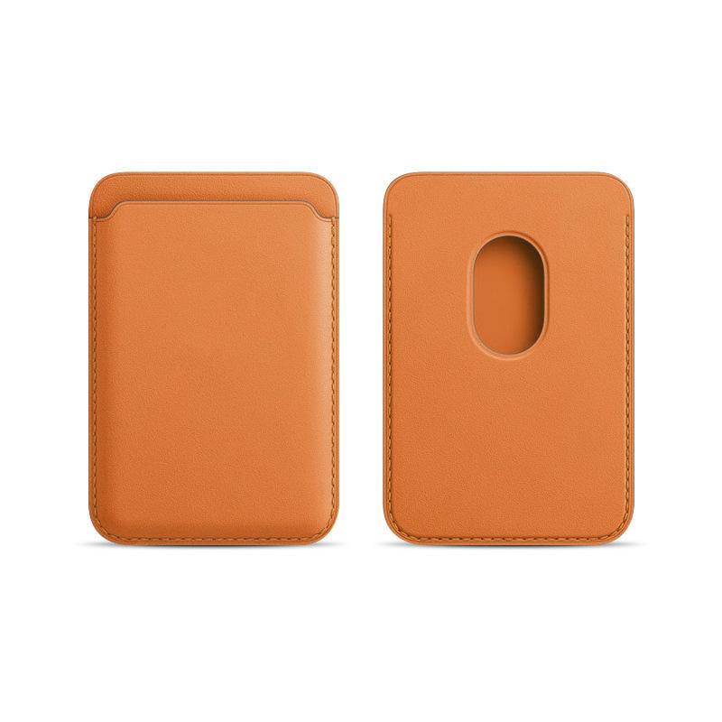 Magnetische Kaarthouder voor iPhone 13 - MagSafe Lederen PU Sleeve met ID-houder & Telefoonachterkant Sticker
