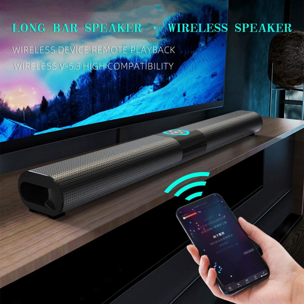 Wireless Bluetooth Sound Bar Speaker System Super Power Sound Speaker Wired Wireless Surround Stereo Home Theater TV Projector