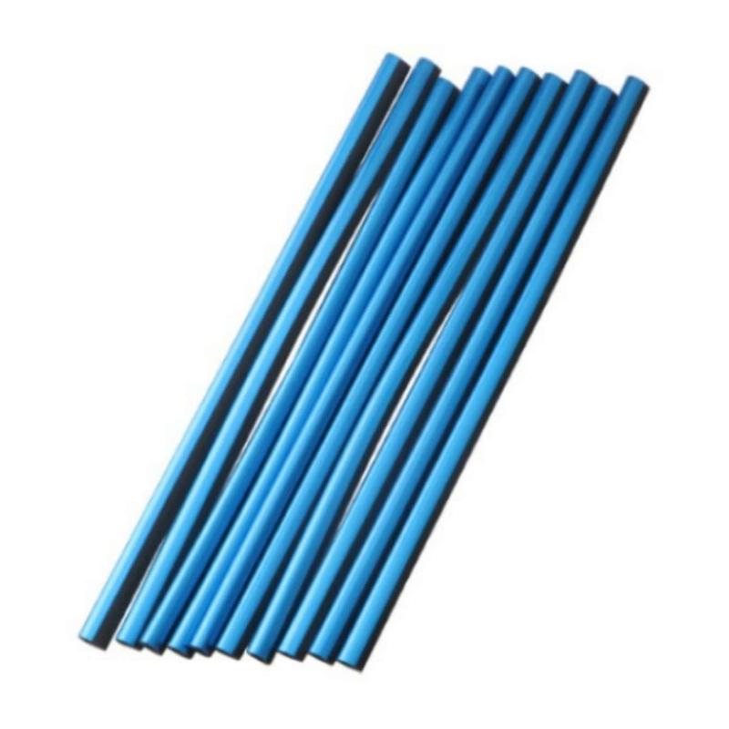 20pcs Chrome Plated PVC Car Interior Air Vent Outlet Decoration Trim Strip, DIY Car Decoration Strip Suitable for All Straight Vent Outlets