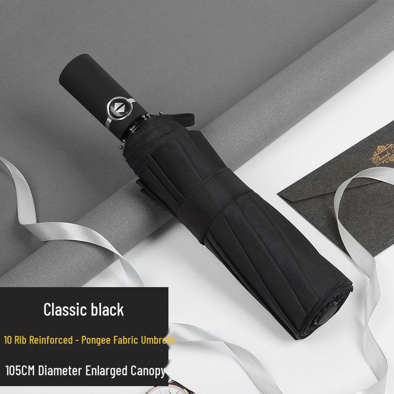UV Protection Double Automatic Folding Umbrella: Oversized, Sun & Rain, Fits Two, Ideal for Men, Women, Students