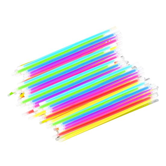 Světlé svítící tyčinky hromadně 8 palců svítící ve tmě světelné tyčinky párty laskominy neonová párty svítící náhrdelníky a náramky s konektory