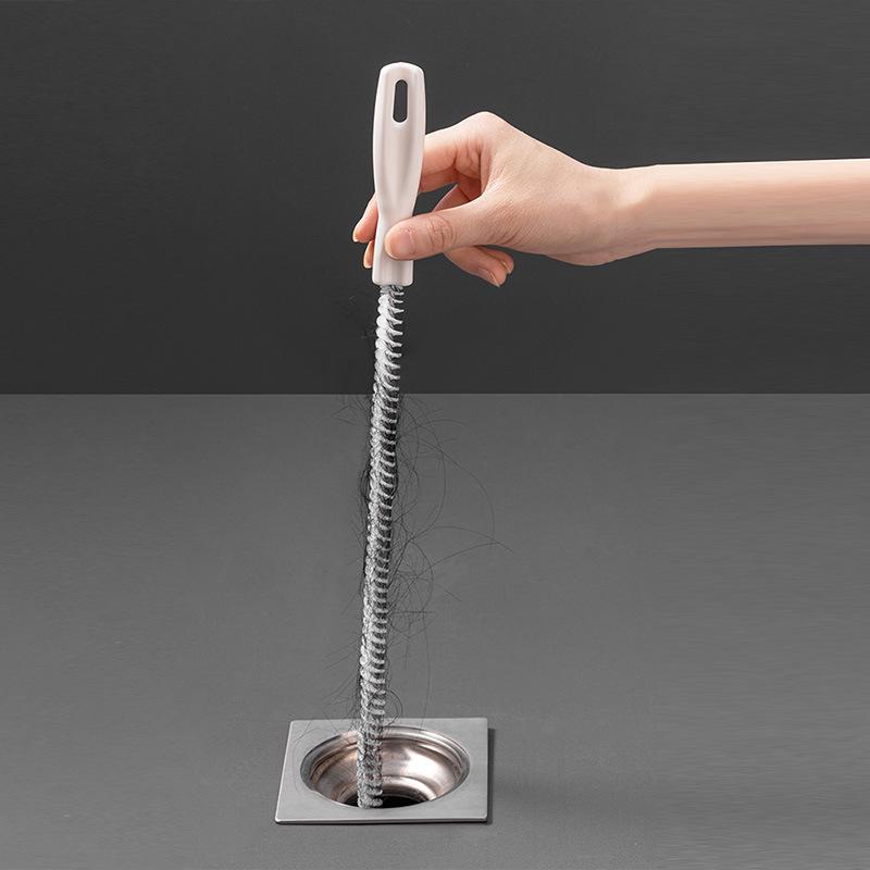 Multi-Purpose Drain Cleaner: Pipe Dredger, Hair Remover, Face Sink Brush