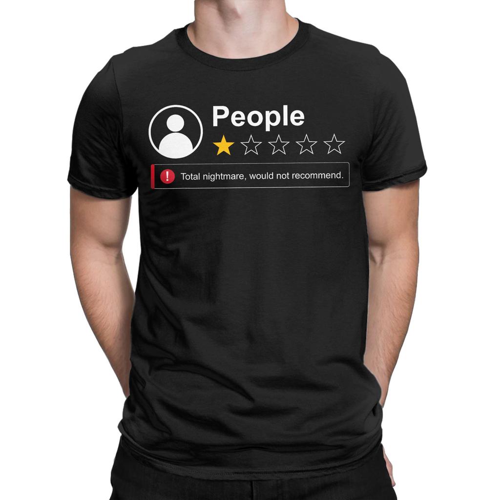 Unisex Unisexs T-Shirt Leute Absoluter Albtraum Würde Nicht Empfehlen unisex Humor Hipster 100% Baumwolle T-Shirt T-Shirt Kleidung Übergröße