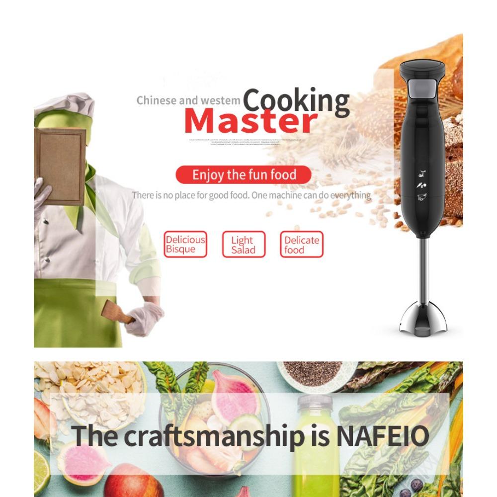 Babynahrungsergänzungsmaschine Kochstab Multifunktionaler kleiner Edelstahlmixer Home Kitchen Fleischwolf