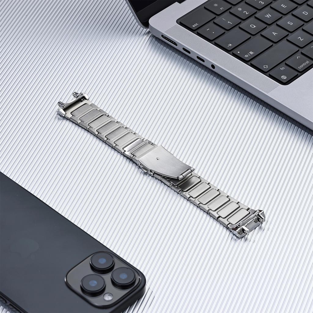 Ersatz-Armband aus Titanlegierung für Huami Amazfit T-Rex 3 Uhr