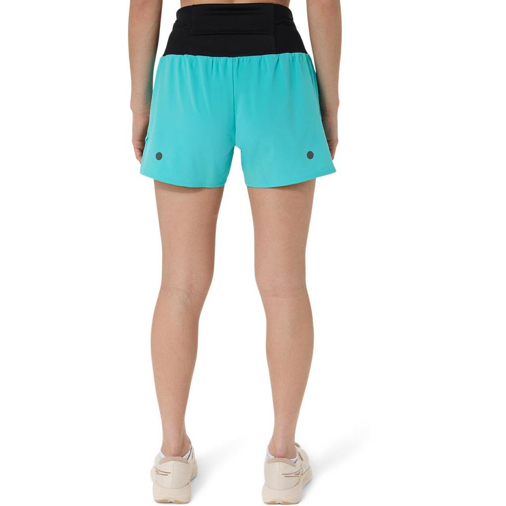 Running Wear WOMEN MULTI POCKET 4IN SHORT ENERGY AQUA L [ASICS]