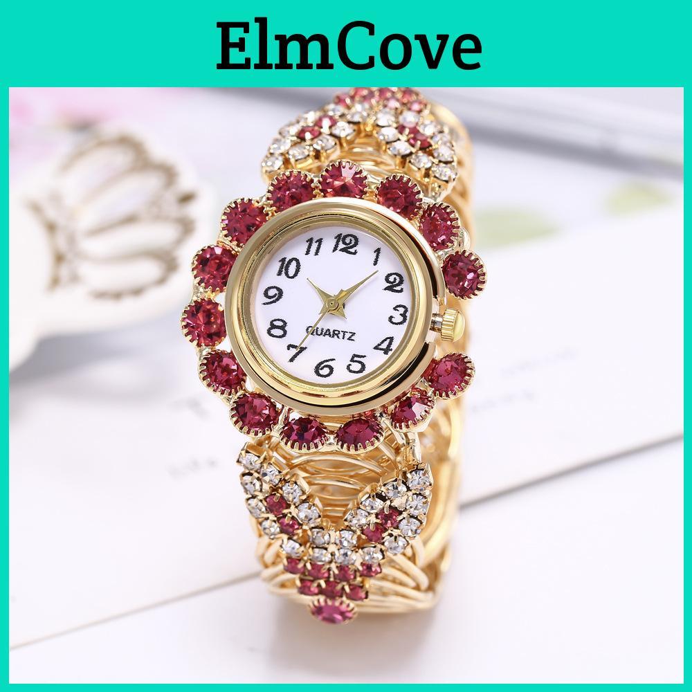 Watch Rhinestone Quartz Women Ladies Bracelet Crystal Wrist Watches