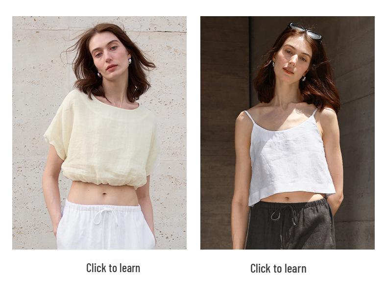 Vintage A-Linien Patchwork Midi-Rock aus reinem Leinen mit elastischem Bund und Schlitz hinten