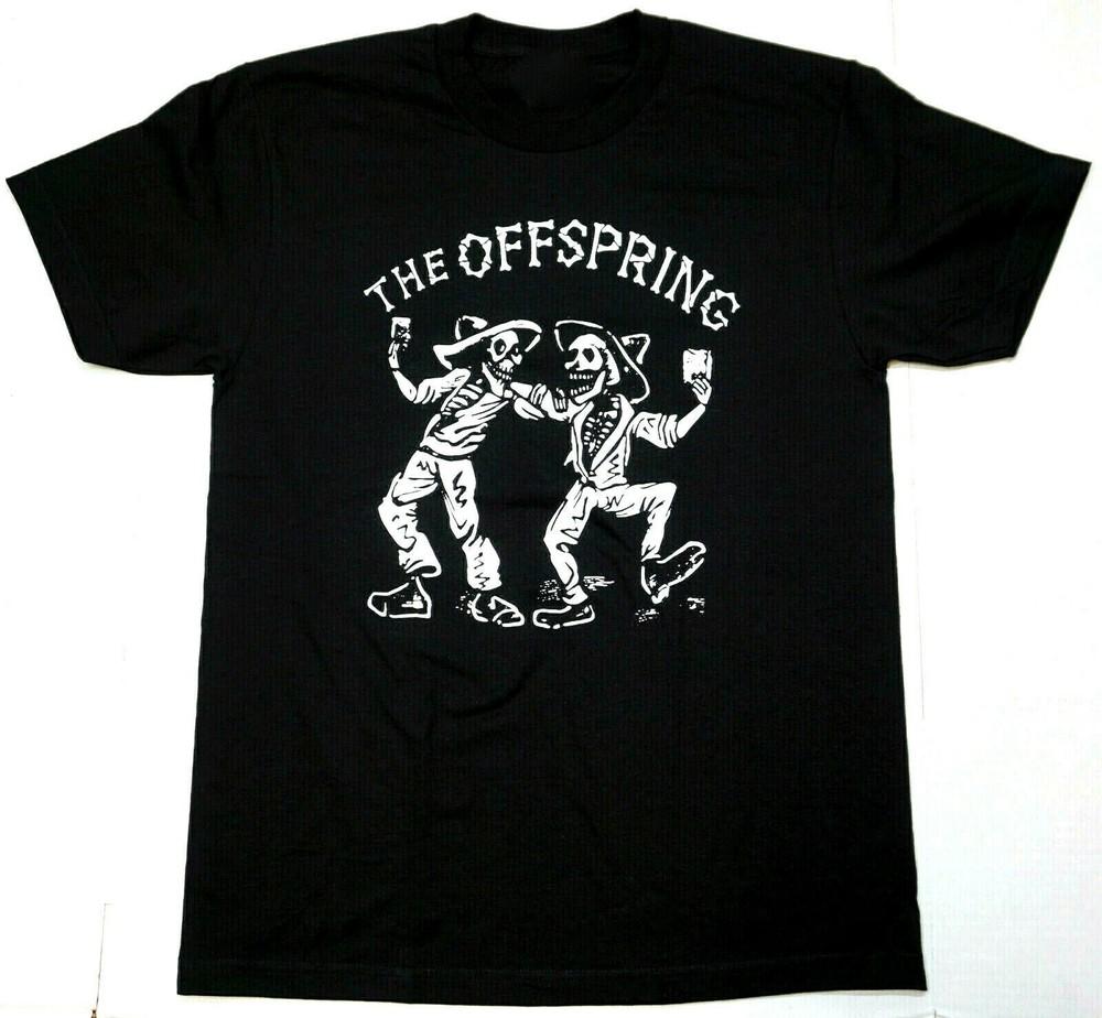 Vintage The OFFSPRING Punk Rock Band Cotton Black S-4XL Unisex Shirt BL500 Unisex T-Shirt M