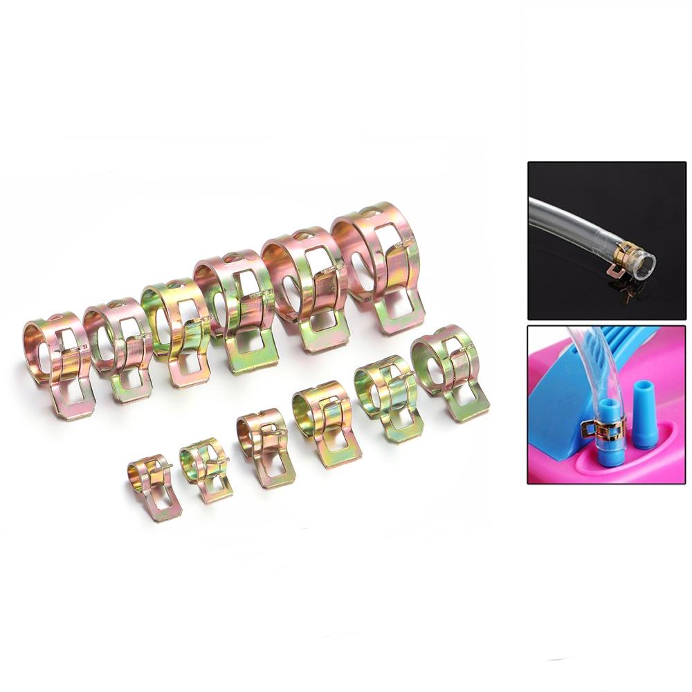 10Pcs Spring Clips High Quality Stainless Steel Galvanized Material Fuel Oil Line Water Hose Pipe Fastener Tube Clamp Accessorie