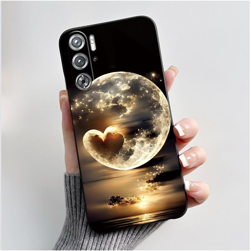 Phone Case For ZTE Nubia Red Magic Redmagic 9 9S Pro Plus 5G Case Cute Love Rabbit Protective Black matte TPU Soft Cover Casing