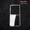 Nubia Flip3 Transparent Hard Case: Foldable Screen Protection with Full Coverage and High Transparency.