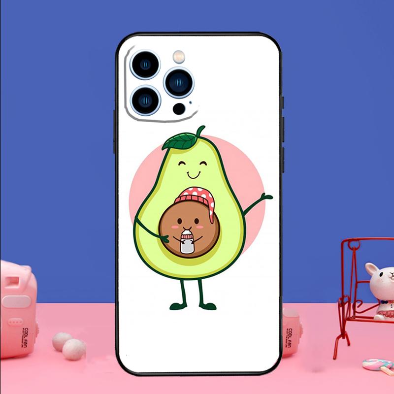 Hübsche Avocado-Handyhülle für iPhone 17 16 15 13 11 12 14 Pro Max mini 15 16 Plus 16e 17 Air Stoßfänger Abdeckung