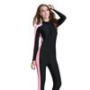 Women's One-piece Swimsuit Adult Long Sleeved Quick Drying Surfing Diving Suit Sun Protection Slimming Hot Couple Swimsuit