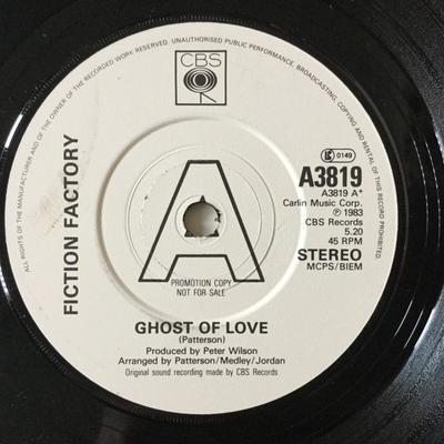 7-Zoll Schallplatte FICTION FACTORY - Ghost Of Love A3819PROMO CBS 1983 UK Dance & Electronica Gebraucht