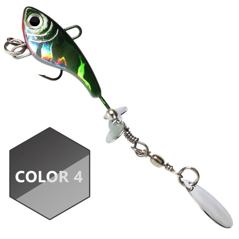 Angelköder, Minnow-Löffel, geistig, ideal, Barsch, Forelle, Barsch, Rotation, zusammengesetzte Pailletten, 3D-Auge, Likelife