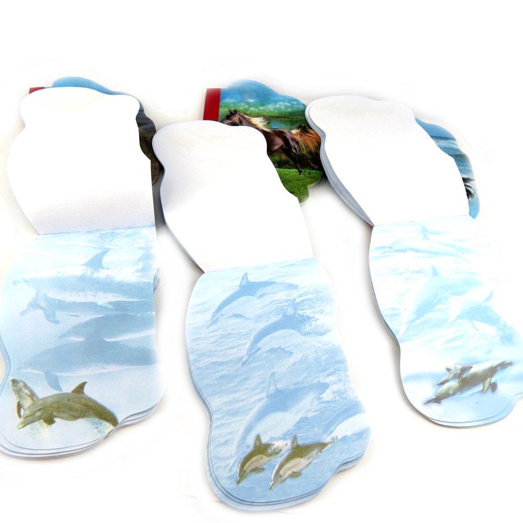 Les Trésors De Lily [L2488] - Set de 6 bloc note 'Passion Chevaux Dauphins'