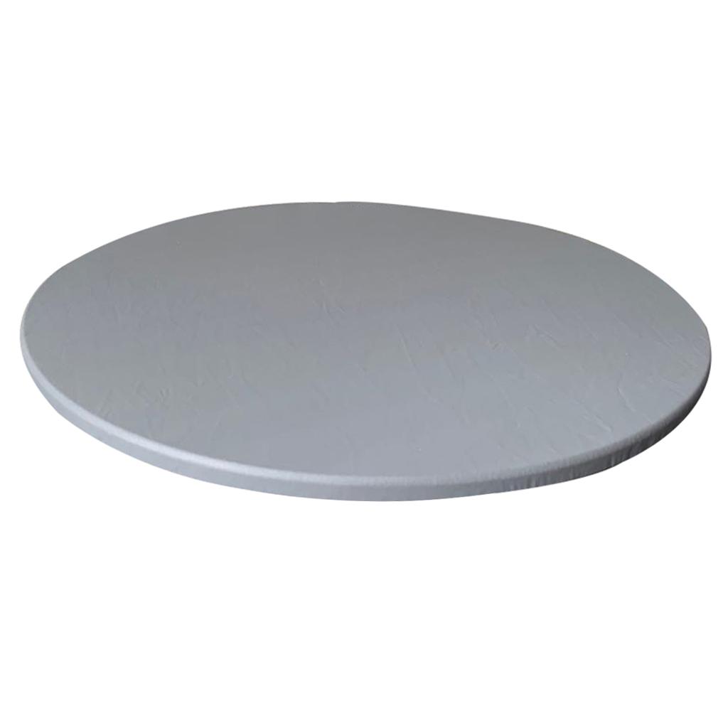 Copritavolo Impermeabile Antiscivolo Copritavolo su Misura con Supporto in Poliestere Adatto Fino a 120cm/48pollici Diametro. Tavoli Rotondi