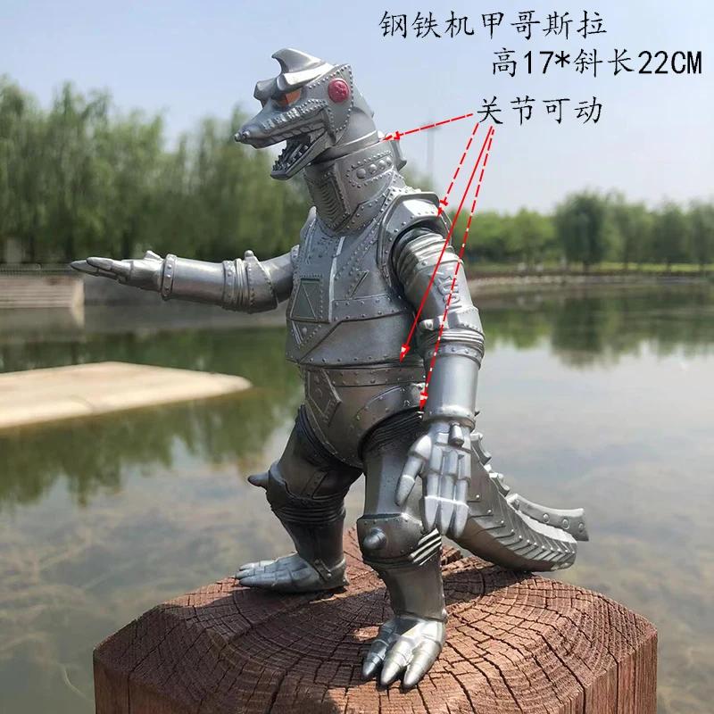 Big Red Lotus Godzilla Destoroyah Hedorah Mechanical Space Godzilla VS King Kong Kidora Soft Rubber Monster modei Toy kid gift