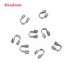 100pcs 4.5x4mm Wire Protectors Wire Guard Guardian Protectors Loops U Shape Accessories Clasps Connector for Jewelry Making
