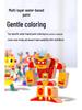 Creative DIY Wooden Robot Assembly Kit - Educational 3D Cartoon Toy