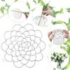 AEE2-6 Pcs Flower Arrangement Holder Flower Frog Wire Flower Arranging Tool Metal Flower Insert Lid Flower Grid