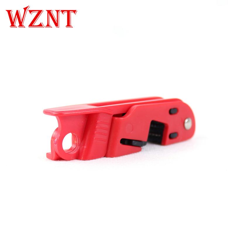 NT-L32 Master Lock Standard Red Plastic Grip Tight Circuit Breaker Lockout Tagout Kits CE Certified Key Unlock MCB MCCB LOTO