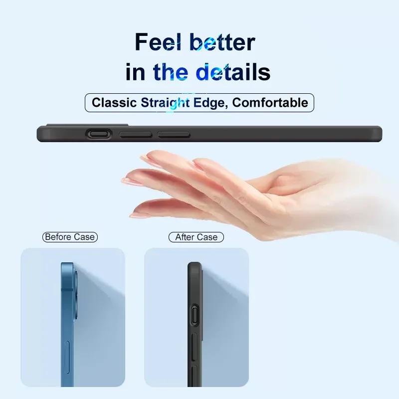 Liquid Silicone Phone Case For iPhone 15 14 13 12 11 Pro Max Plus For Magsafe Magnetic Wireless Charging Cover