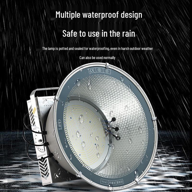 Yabiao Outdoor Tower Crane Light, 1000W-2000W, Waterproof Construction Site Spotlight Floodlight