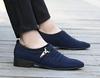 Suede Casual Shoes Business Shoes Monk Strap Walking Shoes Insole Secret Mesh Thin Breathable Lightweight Insole Wide Fit High Instep Long Nose Wide