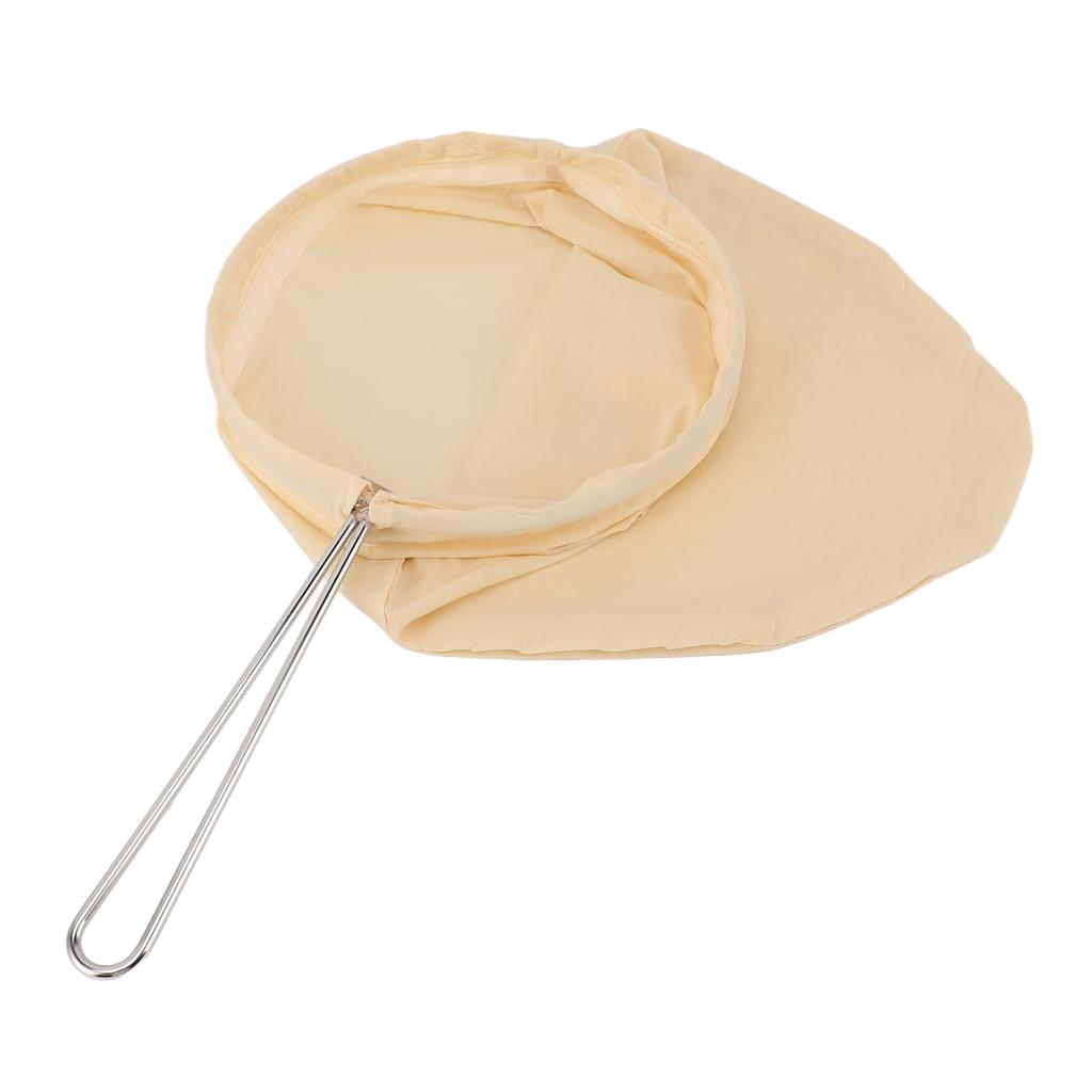 Food Strainer Bags with Stainless Steel Handle Frame Design Reusable Food Filter Bags for Nut