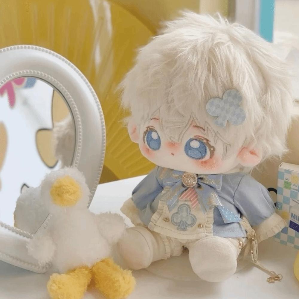 Lovely Design 20CM Cotton Doll Clothes Dress-up Long Ear Rabbit Hat Plush Doll Clothes Kids Gift