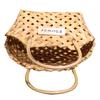 Weaved Basket Woven Flower Baskets Wood Storage Basket for Home Decor Shopping Flower Plants Kitchen Storage Basket