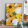 Classic Sunflower Canvas Painting Pop Wall Art Oil Painting Plants Flowers Posters Prints Pictures for Living Room Home Decor