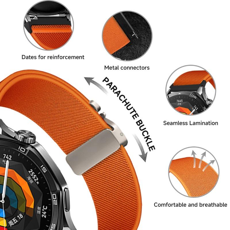 Straps For Samsung Galaxy Watch Ultra2025/8/8 classic 46mm 47mm 44mm 40mm Parachute Sport correa Bracelet Galaxy Watch8 Band