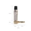 90 Degree 3.5mm Jack Plug Audio Adapter Stereo Audio Converter Right Angle Headphone Soldering Connector Headphone Adapter