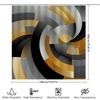 Modern Black Grey Yellow White Geometric Shower Curtain Waterproof Bath Room Decor Home Decoration Customizable Size Options Ava