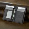 Leather PU Mobile Phone Magnetic Card Holder Card Holder Magnetic Ring