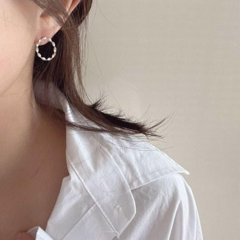(Silver 925) Ferris Earring Silver 925 Silver925 Ear Cuff Bracelet