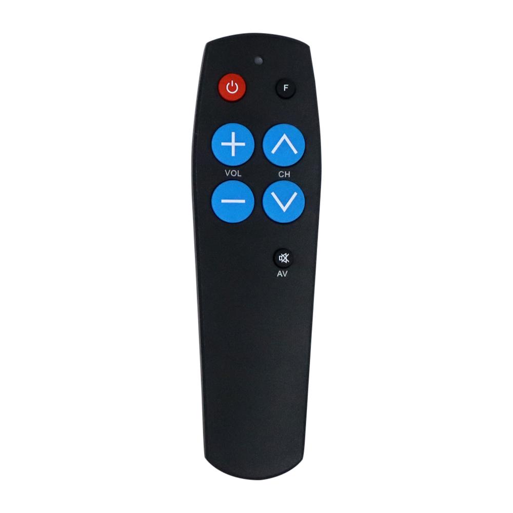 

Universal Big Button Remote Control for Elderly - 7 Large Keys Learning Remote for Smart TV/Streaming Box/DVD, No Code Needed чорний
