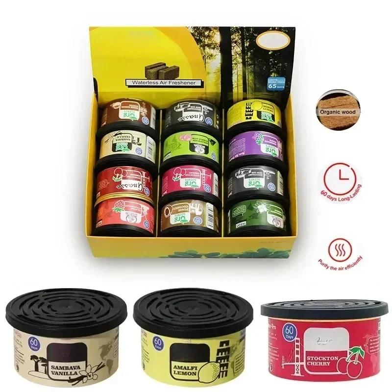 Auto Supplies Canned Wood Blocks Coffee Flavor Car Aromatherapy New Car Deodorant Fiber Air Freshener Foreign Trade Explosion