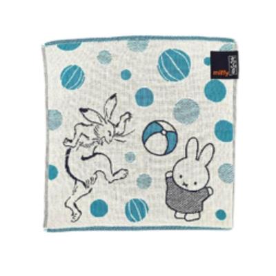 Marimo Craft Miffy X Choju Giga Gauze Mini Ball W250xH250mm Towel, Play, Approx. DBC-227
