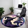 1PC Witch Mushrooms Office Round Area Rug, Indoor Mat Suitable For Office, Under Office Chairs Bedroom Living Room Home Decor, Room Deco 022