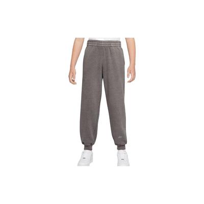 Kids Mid Waist Cuffed Knit Joggers Kids Bottoms Grey DQ8882-210