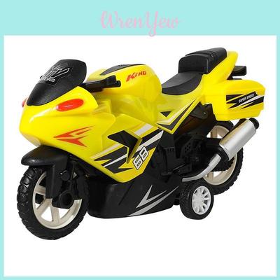 Large Plastic Kids Motorcycle Toy With Pushback Function For Imaginative Play And Motor Skills