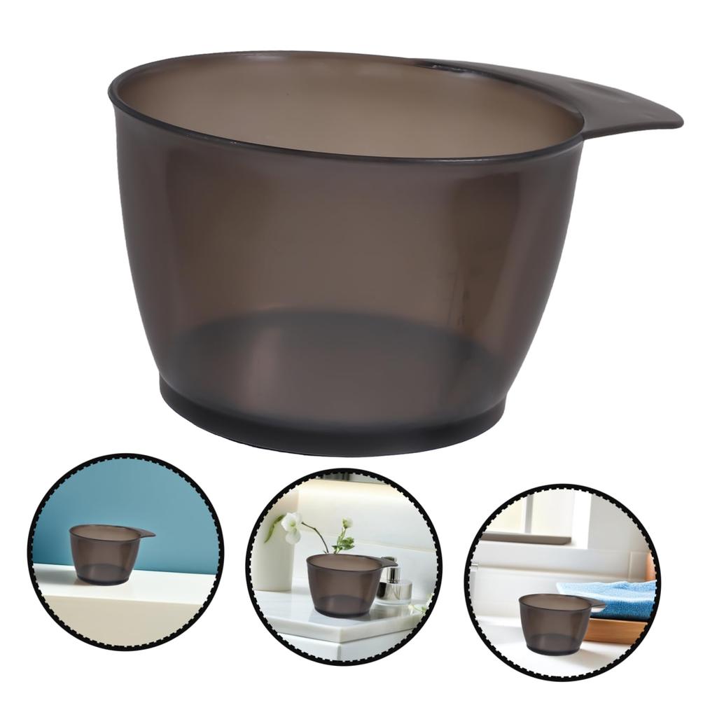 EPIGEIST 6-Piece Plastic Hair Color Mixing Bowl Set, Lightweight Stackable Hair Dye Tool for Home & Salon Use